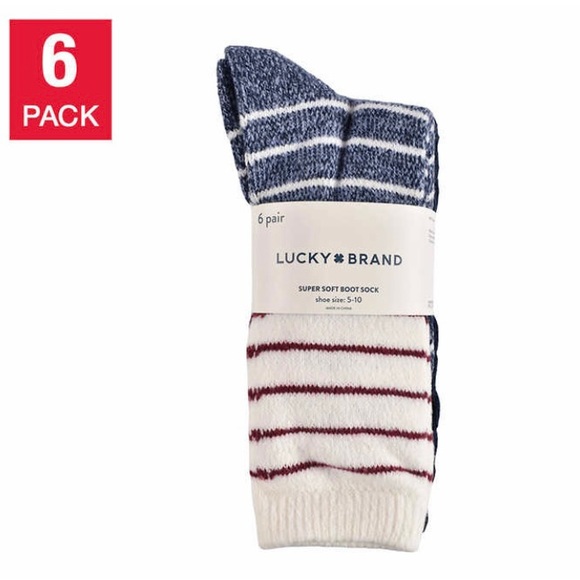 Lucky Brand Ladies' Boot Sock, 6-pair - Picture 2 of 6